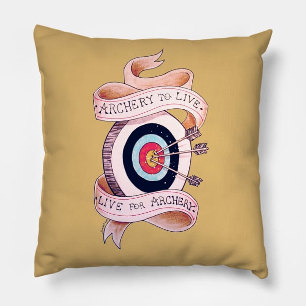 archery to live Pillow by ekkimu