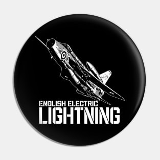 English Electric RAF Lightning UK Jet Fighter Aircraft Airplane Plane Pin