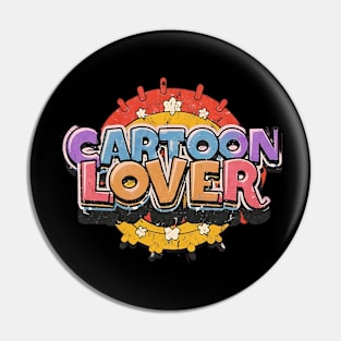 Vibrant Nostalgia: Cartoon Lover's 80s Revival Pin