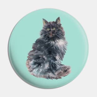 Black cat Pin