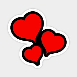 Hearts Magnet