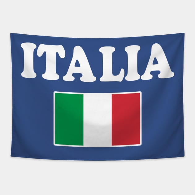 Italia Flag Italian Italy Italiano Tapestry by E