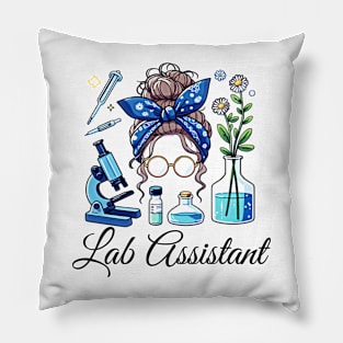 Lab assistant design Pillow