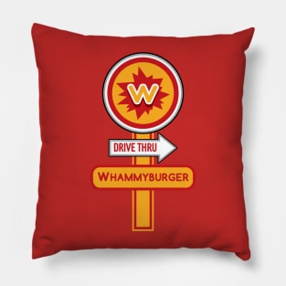 Whammyburger Drive Thru Pillow