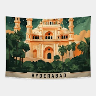 Hyderabad India Vintage Tourism Travel Tapestry