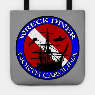 Wreck Diver North Carolina Graveyard of the Atlantic Scuba Diving Tote