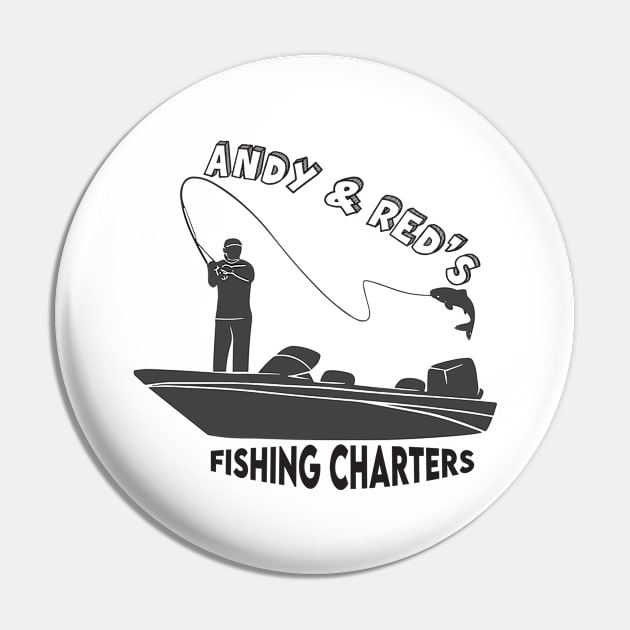 Andy & Red's Fishing Charters Pin by aidreamscapes