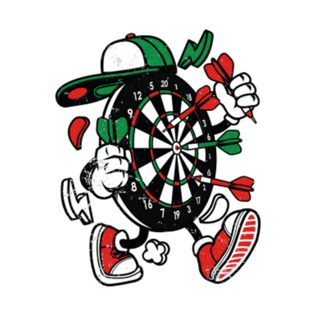 Old School Funny Dartboard Darts Tapestry TeePublic