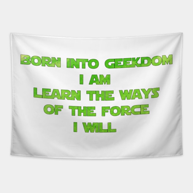 Born into the geekside Tapestry by NatLeBrunDesigns