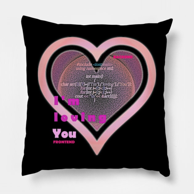 Valentine for programmers Pillow by GraphGeek