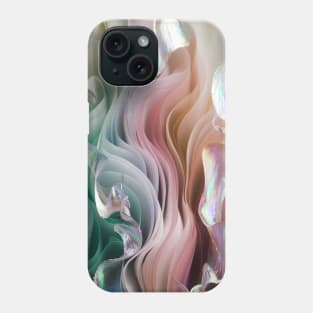 Abstract, Marble, Watercolor, Colorful, Vibrant Colors, Textured Painting, Texture, Gradient, Wave, Fume, Wall Art, Modern Art Phone Case