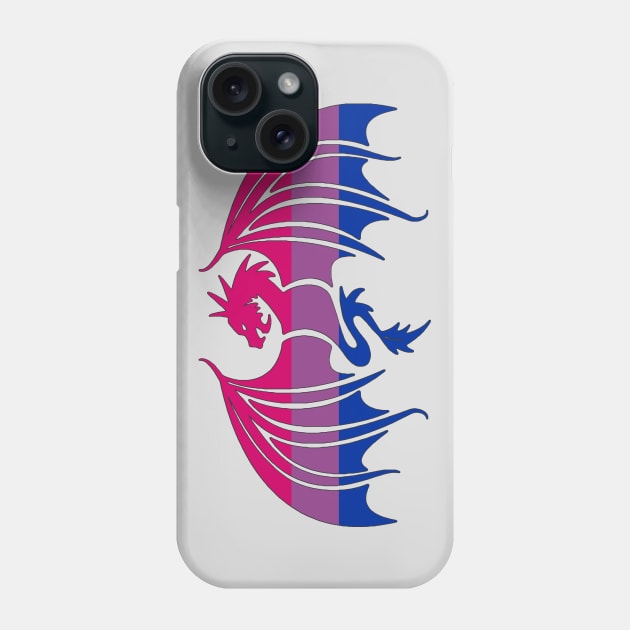 Bisexual Pride Dragon Phone Case by EmrysMartigan