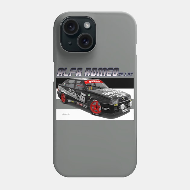 Alfa Romeo 75 Phone Case by PjesusArt