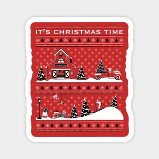 Ugly Christmas Sweater Tee Magnet