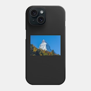 Matterhorn, Zermatt, Valais, Switzerland, Europe, autumn Phone Case