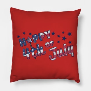 Hippy 4th Of July! Pillow