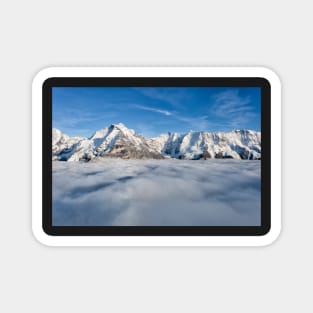 Jungfrau High Above the Clouds Magnet