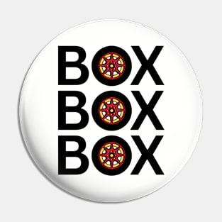 BOX BOX BOX Formula 1 Pin