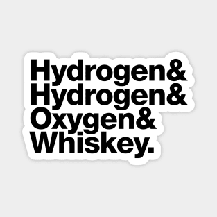 Whiskey Chemistry Magnet