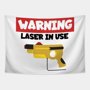 Lasertag Warning laser in use Tapestry