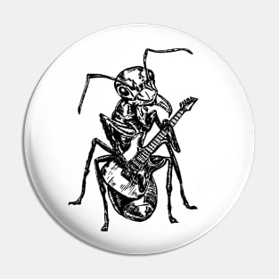 SEEMBO Ant Playing Guitar Guitarist Musician Music Fun Band Pin