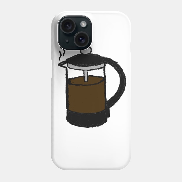 Coffee Plunger Phone Case by wanungara