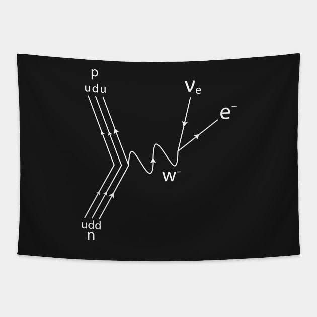 Feynman Diagram Tapestry by ScienceCorner