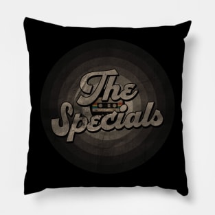 Specials First Name Retro Tape Pattern Vintage Styles Pillow