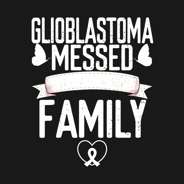 Glioblastoma Brain Cancer Tumor Grey  Awareness by Blen Man Alexia