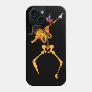 Dabbing Skeleton Pirate Phone Case