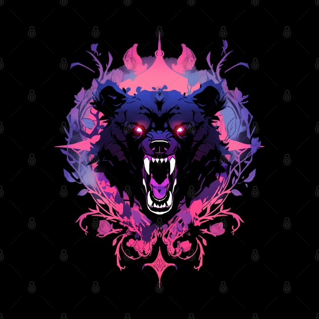 angry bear by skatermoment