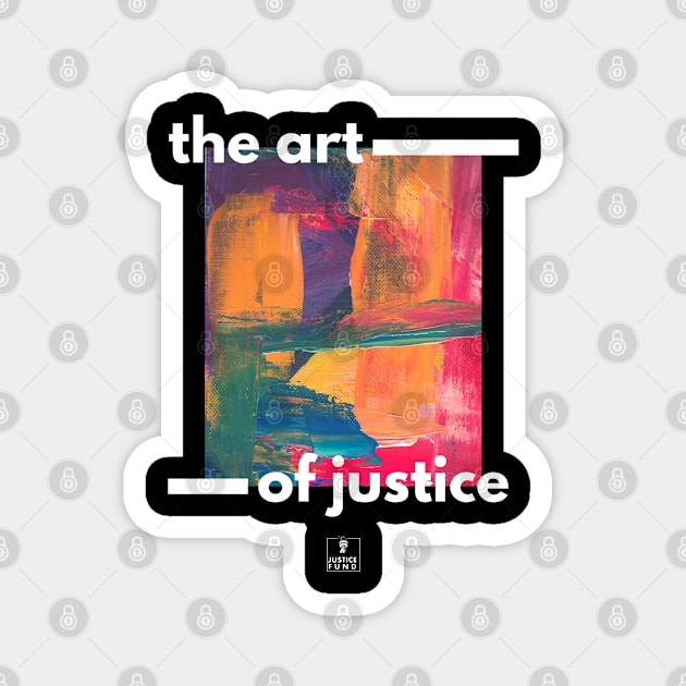 Art of Justice Canvas Magnet by OCJF