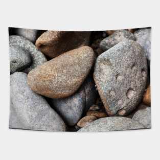 Cobble Stone High On Beach Edge - Alternative Tapestry