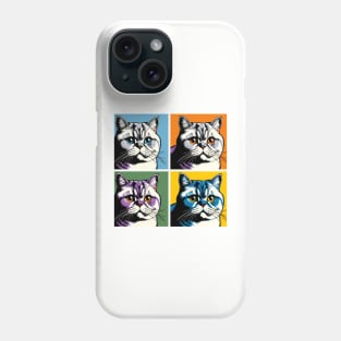 British Shorthair Pop Art- Cat Lovers Phone Case