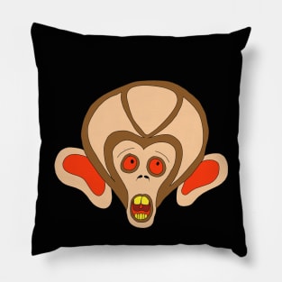 Screaming Monkey Pillow