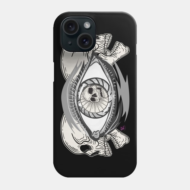 Skull's Eyes Phone Case by Viper Unconvetional Concept