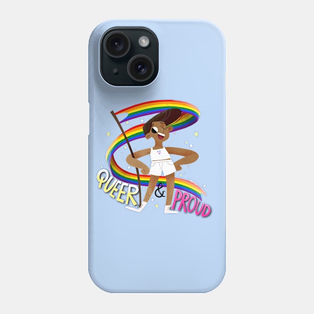 Queer & Proud - Trans Heart Phone Case by Gummy Illustrations