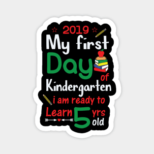 My First Day Of Kindergarten Gift For Boy Girl Magnet