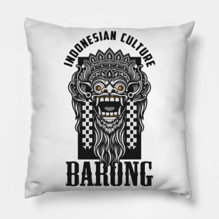 Bali Barong Indonesian Heritage Denpasar Kuta Beach Pillow