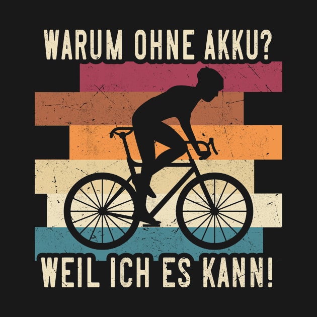 Fahrradfahrer Rennrad retro by Foxxy Merch