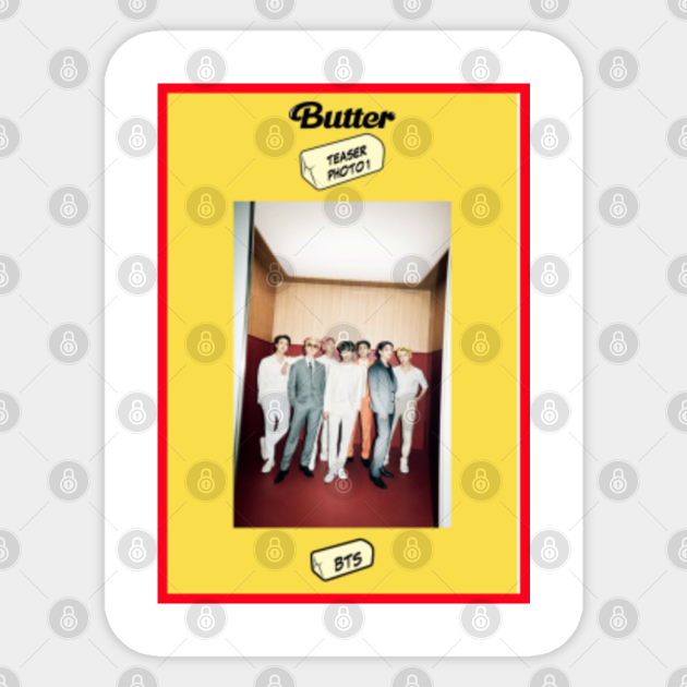 bts Butter Teaser1 army GIFT - Bts Army - Sticker