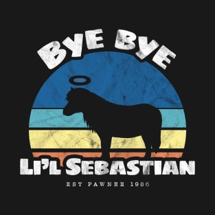 Bye bye Li'l Sebastian • Est Pawnee 1986 (Blue) T-Shirt
