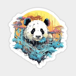 Giant Panda Animal World Wildlife Beauty Discovery Magnet