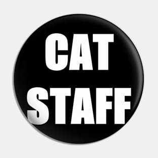 Cat Staff Pin