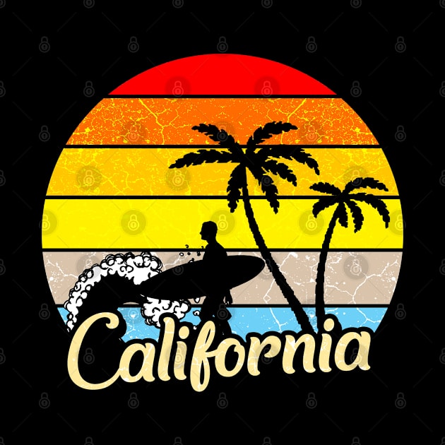 California Beach Surfing by Mila46