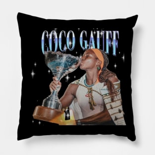 Coco gauff Pillow