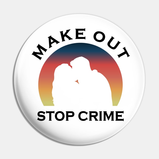 Chenford Make Out Stop Crime (black text) | The Rookie Pin by gottalovetherookie