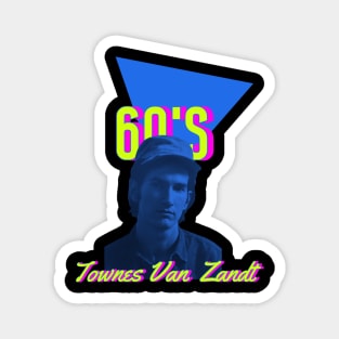 Retro Van Zandt Magnet