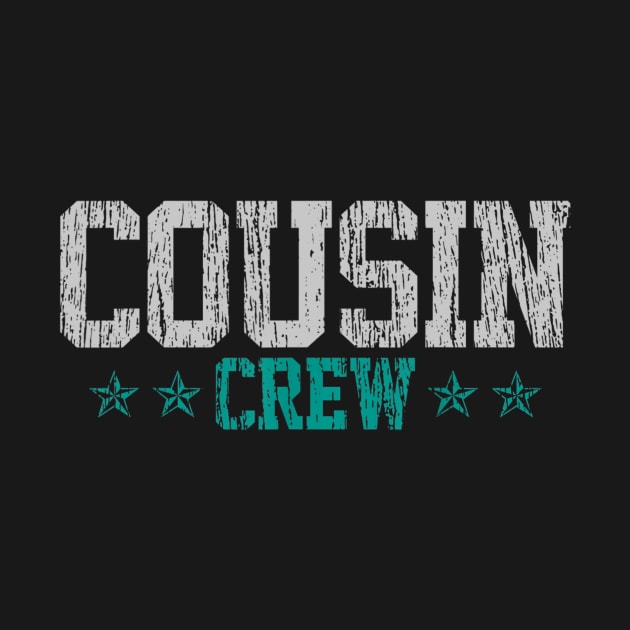 Funny Vintage Cousin Crew Gift by daylightpombo3