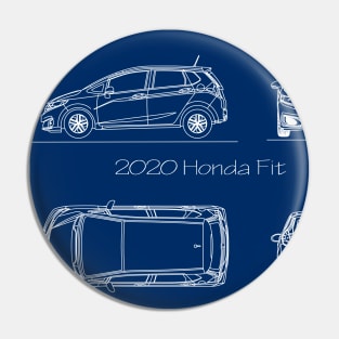 Blueprint Honda Fit Pin